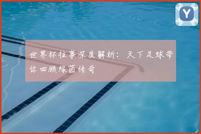 世界杯往事深度解析：天下足球带你回顾绿茵传奇